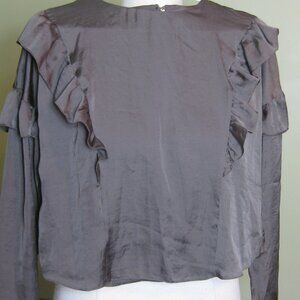 NWT ASOS olive green blouse, size 4